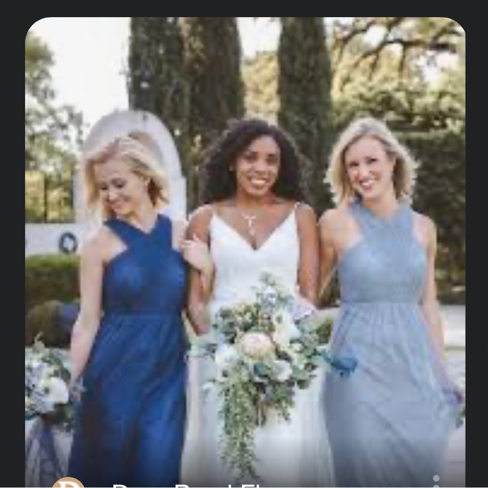 Revelry ARIA TULLE French Blue Dress NEVER WORN